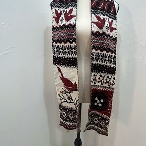 Green 3 Women’s Elegant Multicolor Knit Scarf Nordic